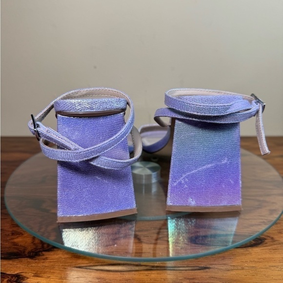 BP. Parker Ankle Strap Sandal in Purple Shimmer - Picture 10 of 16